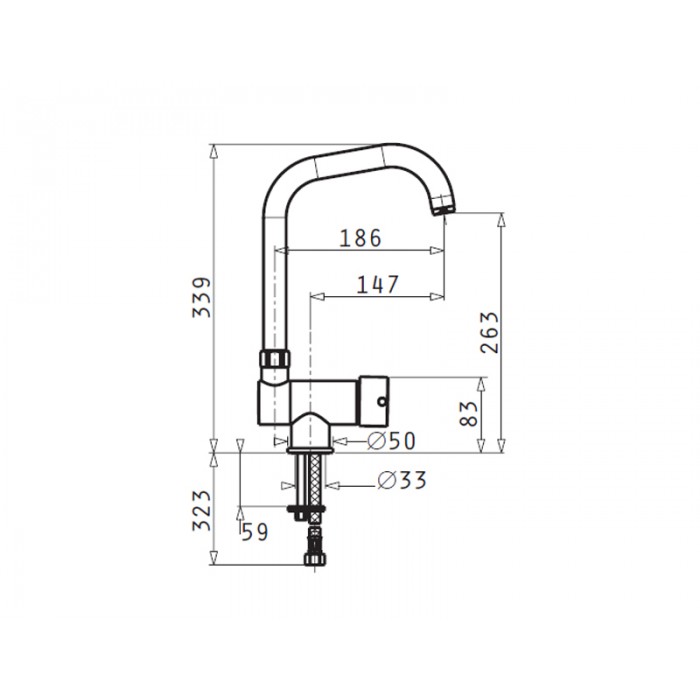 Μπαταρία κουζίνας  Pyramis CONTRALTO Classic - 095111001