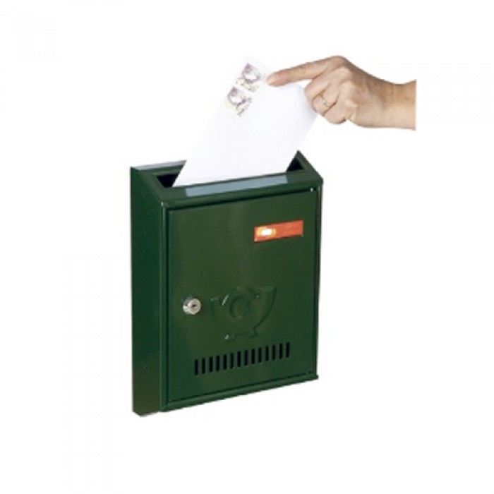 Γραμματοκιβώτιο Πολυκατοικίας 204 Μαύρο-Δέρμα Λυών 