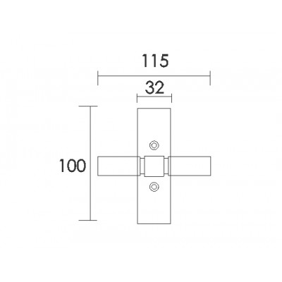 Πόμολο παραθύρου με χειρολαβή  σειρά 735