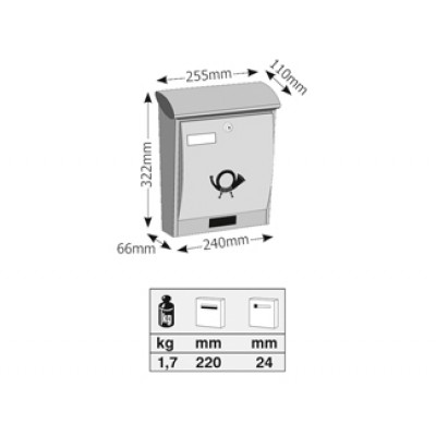 Γραμματοκιβώτιο Σκουριά Λιμόζ 309
