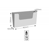 Κουτί εντύπων Αλουμίνιο Μοντέλο 403