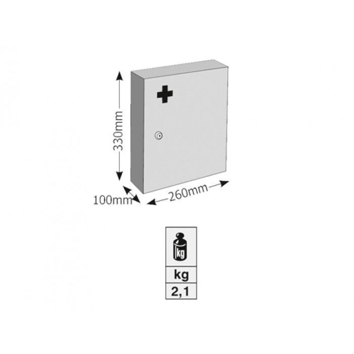 Φαρμακείο Λευκό Μοντέλο 504