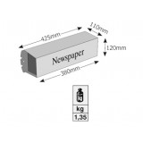 Εφημεριδοθήκη 105 εξωτερικού χώρου σε Μαύρο
