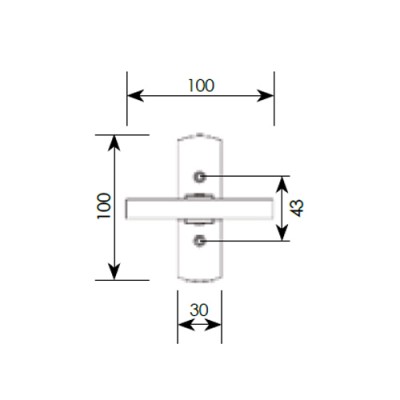 Πόμολο παραθύρου ΖΩΓΟΜΕΤΑΛ με χειρολαβή 341/07