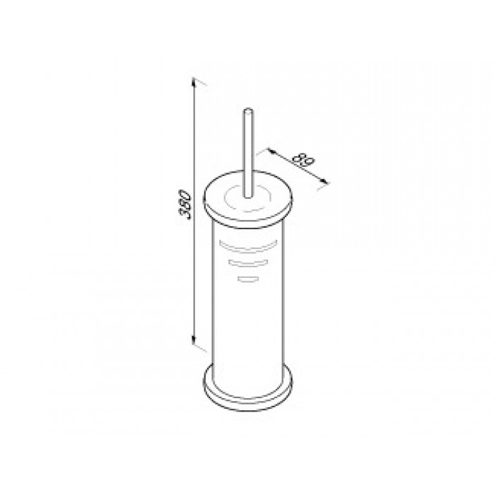 Πιγκάλ Επιδαπέδιο Geesa Chrome 5116