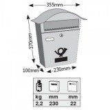 Γραμματοκιβώτιο Καφέ Βιέννη 5001