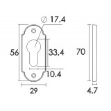 Επιστόμιο σείρα 213Υ σε Ματ Αντικέ