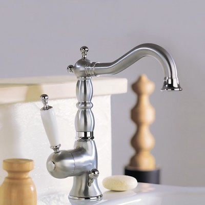 Μπαταρία νιπτήρος Bugnatese Oxford Χρώμιο 6313-100