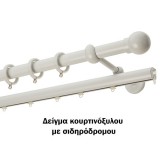 Κουρτινόξυλα Zωγομεταλ Φ25 CP4132 Φούξια/Ροζ