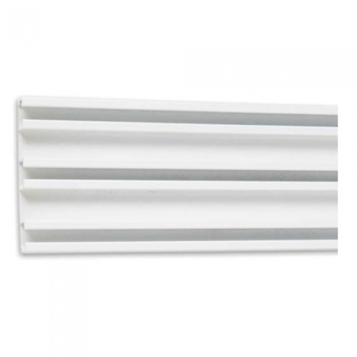 Σιδηρόδρομος ΤΡΙΠΛΟΣ ΔΑΝΙΑΣ Anartisi 7.6 cm σε χρώμα ΛΕΥΚΟ (WHITE)