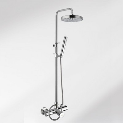 Στήλη ντους με Μπαταρία και κολώνα Σταθερού ύψους 117cm La Torre New Tech 200-12066-100