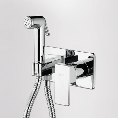 Μίκτης εντοιχισμού 2 οπών με ντουζάκι Flush mix Profili 45211-100