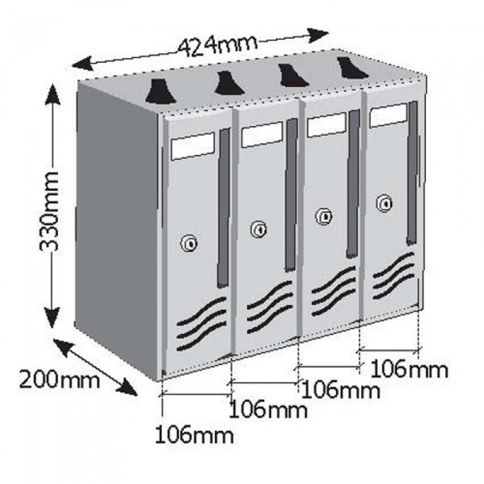 Γραμματοκιβώτιο Πολυκατοικίας Βενετία 405