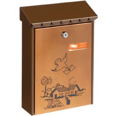 Γραμματοκιβώτιο Καφέ Χάλκινο 311 