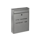 Κουτί παραπόνων  σε Ασημί- 603 Μοντέλο