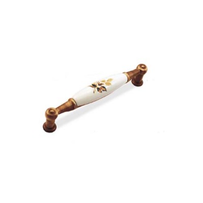 Λαβές επίπλων Convex Σειρά 489-A01 Ματ Αντικέ-Καφέ Άνθος