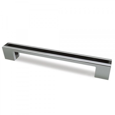 Λαβές επίπλων Convex σειρά 1047 σε Χρώμιο- Ματ Μαύρο