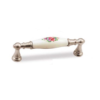 Λαβές επίπλων Convex Σειρά 699-A27 σε Σατέν Νίκελ-Ροζ λουλούδι