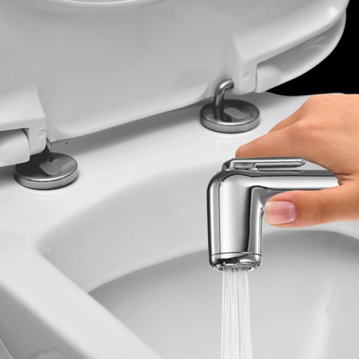 Μίκτης εντοιχισμού 2 οπών με ντουζάκι Flush mix Profili 45211-100