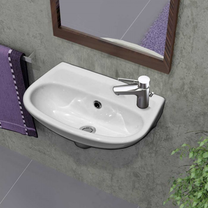 Νιπτήρας μπάνιου Serel Friendly  κρεμαστός 1301-300 40 x 25 m