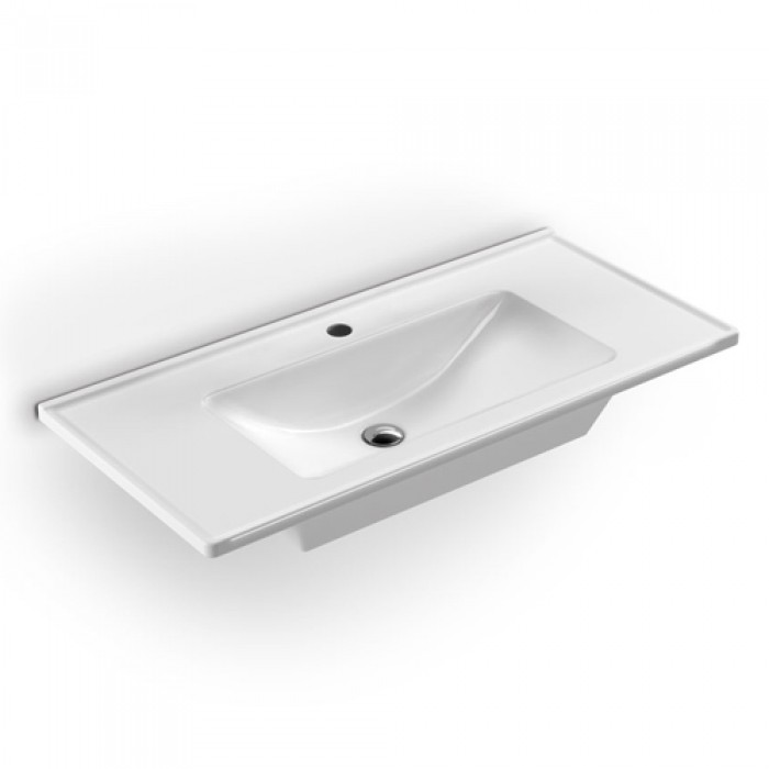 Νιπτήρας Slim 100x46 (1 Οπή) Serel White 3037-300