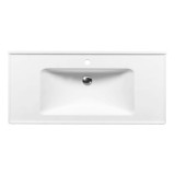 Νιπτήρας Slim 100x46 (1 Οπή) Serel White 3037-300