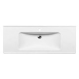 Νιπτήρας μπάνιου Slim 120x46 (1 Οπή) Serel White 3039-300