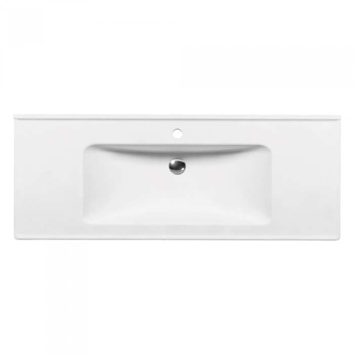 Νιπτήρας μπάνιου Slim 120x46 (1 Οπή) Serel White 3039-300