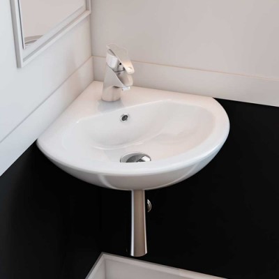 Νιπτήρας μπάνιου Serel Friendly  κρεμαστός  6736-300 38.5 x 38.5 cm