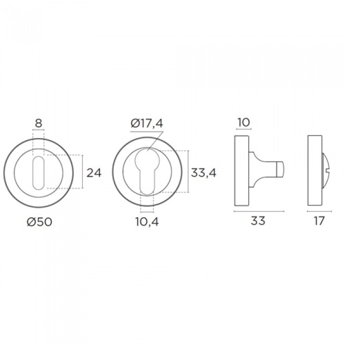 Ροζέτα Εξώπορτας Conset C245