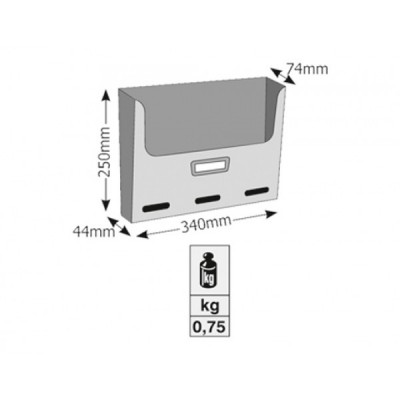 Κουτί Εντύπων Λευκό μοντέλο 402 
