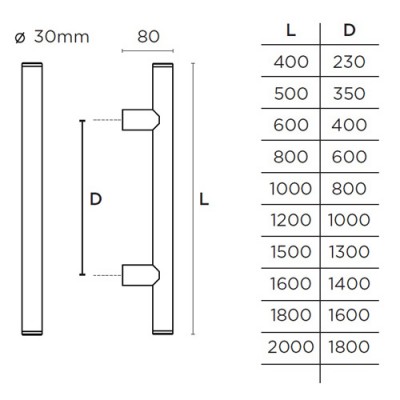 Λαβές εξώπορτας (2 Τεμάχια) Convex σειρά 475 σε Ματ Νίκελ-Ανοξείδωτο