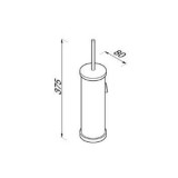 Επίτοιχο πιγκάλ Geesa Nemox 6511-100 χρωμε