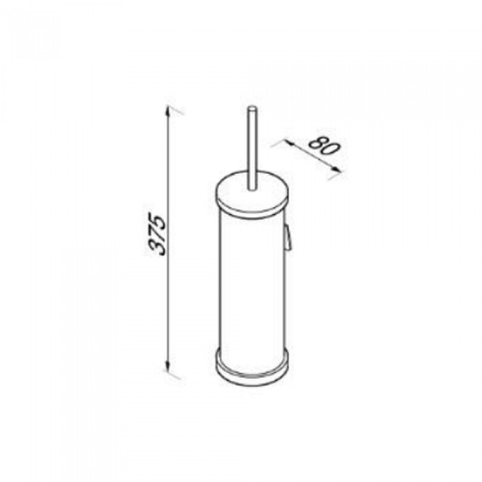 Επίτοιχο πιγκάλ Geesa Nemox 6511-100 χρωμε