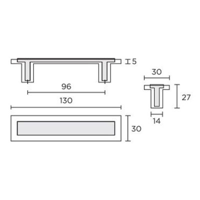 Λαβές επίπλων Convex Σειρά 749