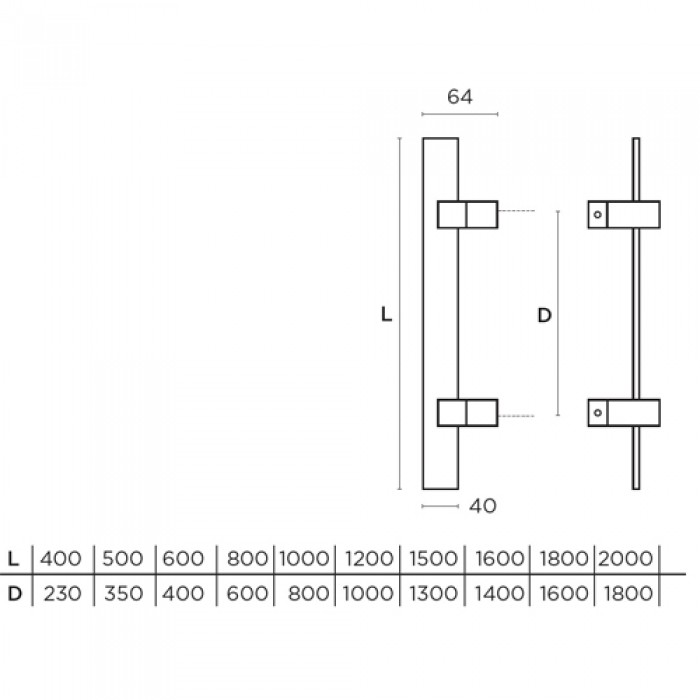 Λαβές εξώπορτας (2 Τεμάχια) Convex σειρά 879s σε Ματ Νίκελ-Ανοξείδωτο