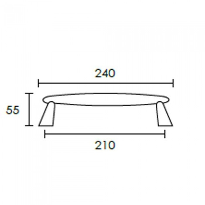 Λαβές εξώπορτας Conset σειρά C185 σε Ματ Νίκελ