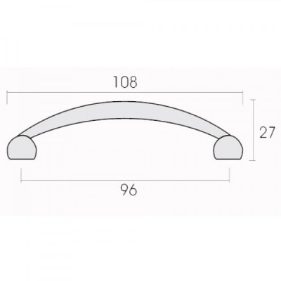 Λαβές επίπλων Conset C505 σε Σατινέ Νίκελ