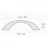 Λαβές επίπλων Conset C543 σε Σατινέ Όρο