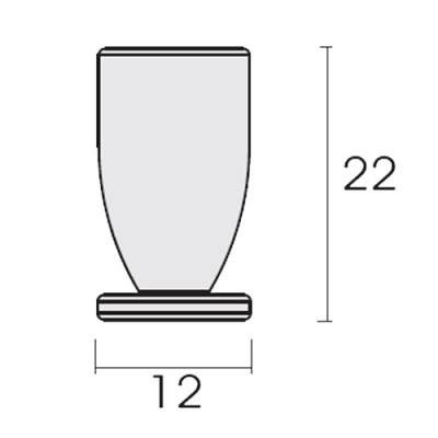 Πόμολα επίπλων Conset  C556 σε Σατινέ Νίκελ