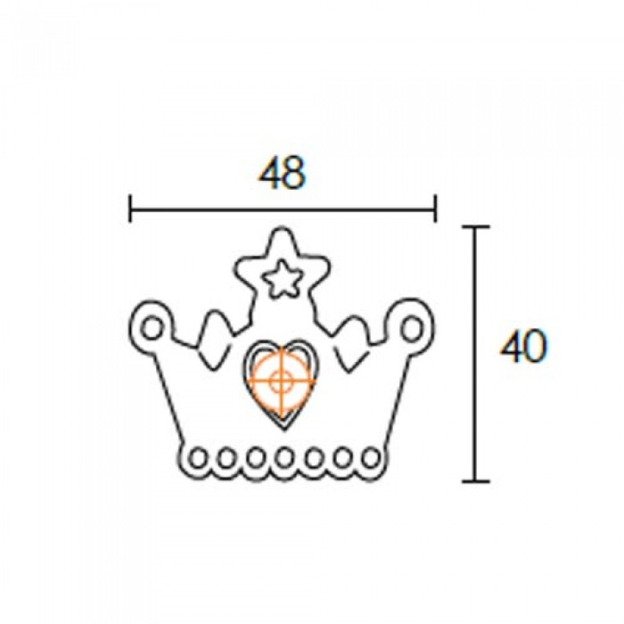 Παιδικά πομολάκια στέμμα σειρά C849-P15
