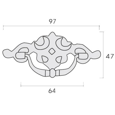 Λαβές επίπλων Conset σειρά C903 Οξειδέ