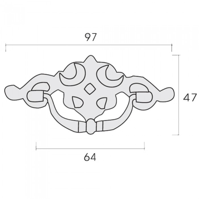 Λαβές επίπλων Conset σειρά C903 Οξειδέ