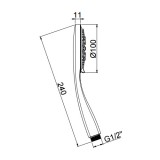 Τηλέφωνο Emotion Multi-Function Φ10 Almar Chrome E082051-100