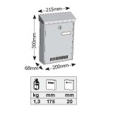 Γραμματοκιβώτιο Καφέ Παρίσι 304 