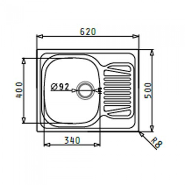 ΝΕΡΟΧΥΤΕΣ Pyramis SPARTA (62X50) 1B 1D Σατινέ - 100125201