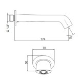 Στόμιο μπανιέρας F.lli Frattini Delizia 58897