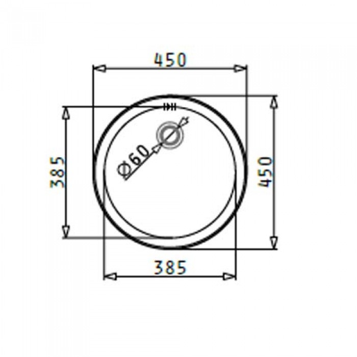 ΝΕΡΟΧΥΤΕΣ Pyramis CR ∅450mm - 100034001