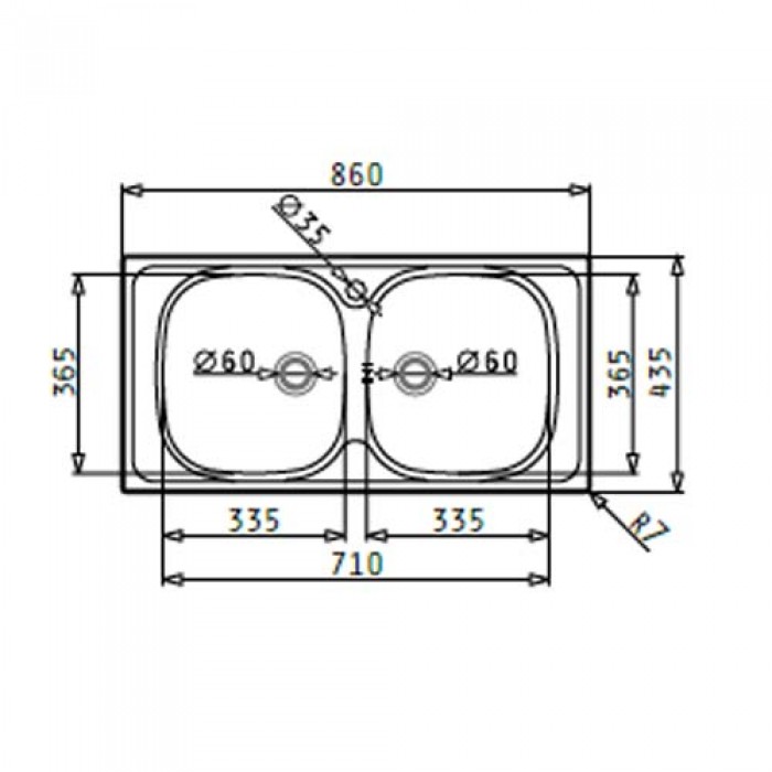 ΝΕΡΟΧΥΤΕΣ Pyramis E33/33 (86Χ43,5) - 100150801