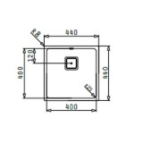 ΝΕΡΟΧΥΤΕΣ Pyramis LUME (40X40) 1B - 101023701